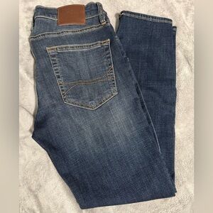 Hollister Men's Dark Wash Super Skinny Jeans